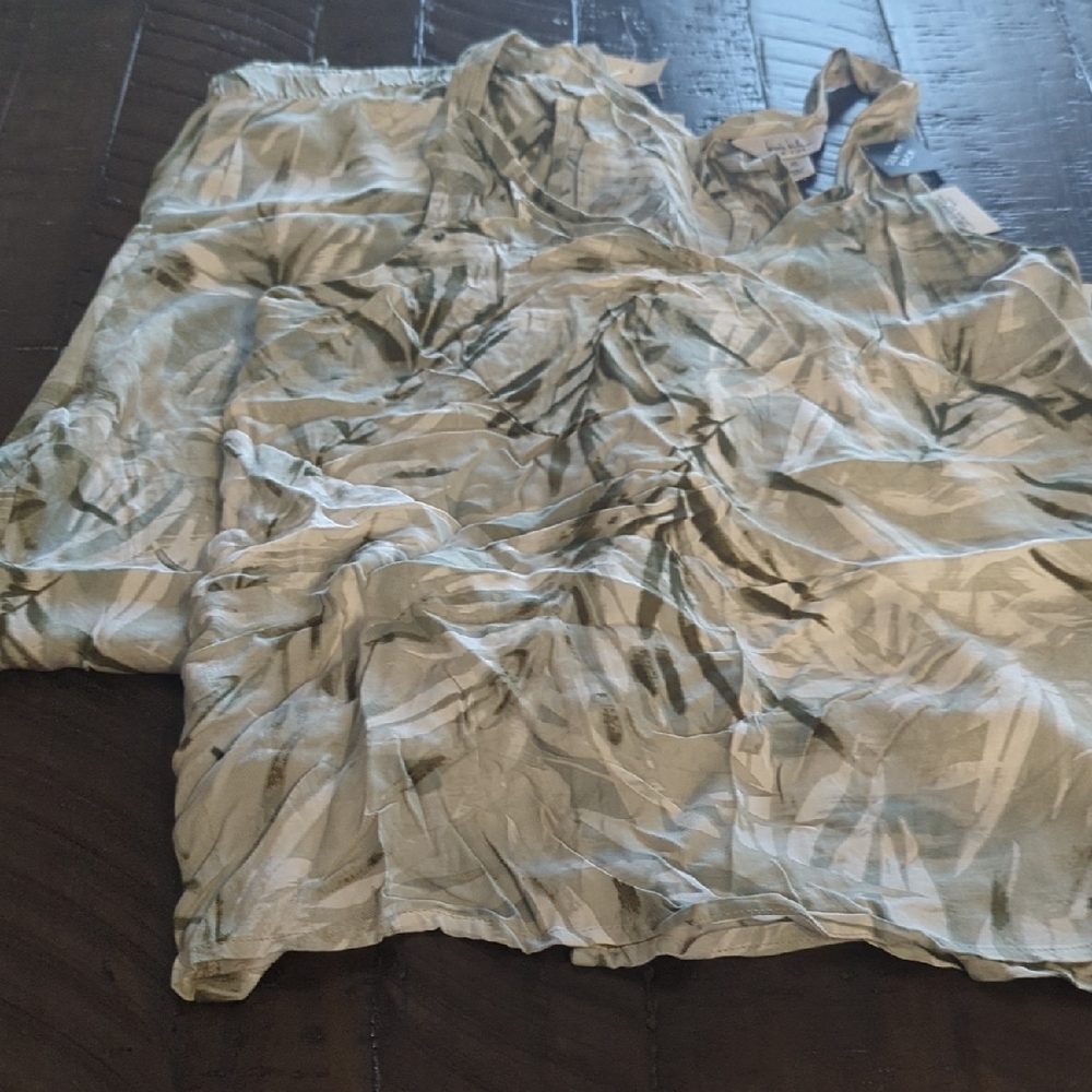 Women's Green Camouflage pj's